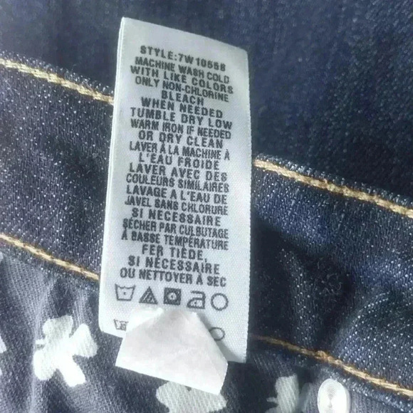 LUCKY LEGEND Sweet & Low 8/29 Jeans Embroidery Embellished - Picture 6 of 7